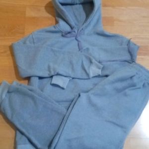 2 Piece Heavy Sweatsuit Joggers/Pullover Hoodie Sweathshirt size XXXL